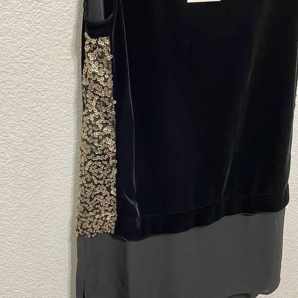 THML Sleeveless Tunic‎ Velvet Sequin small NWT - Picture 4 of 6
